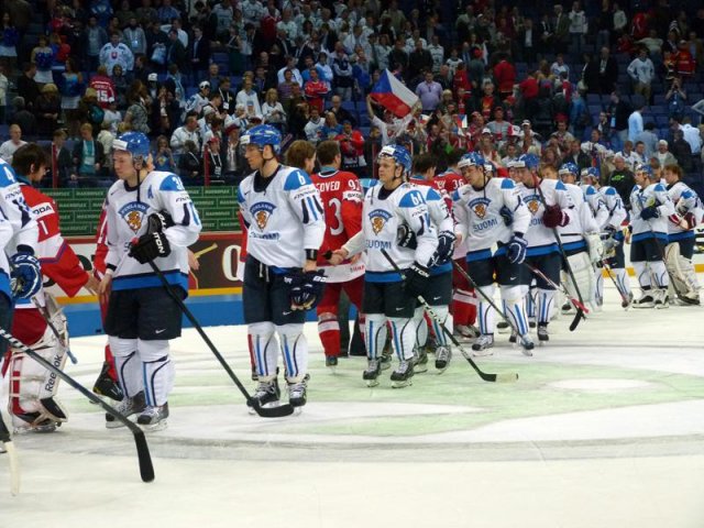 Photo hockey album Mondial 12 - Finlande VS Rép. Tchèque - Petite Finale