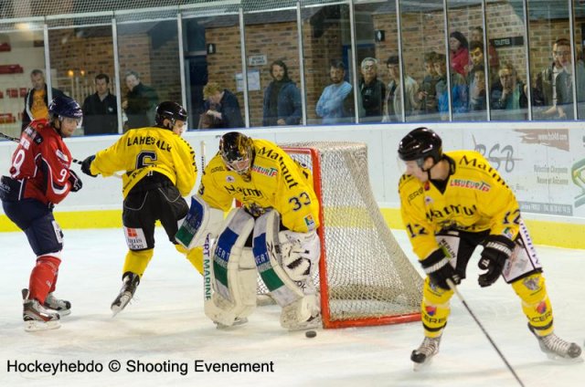 Photo hockey match Angers  - Rouen le 11/09/2012
