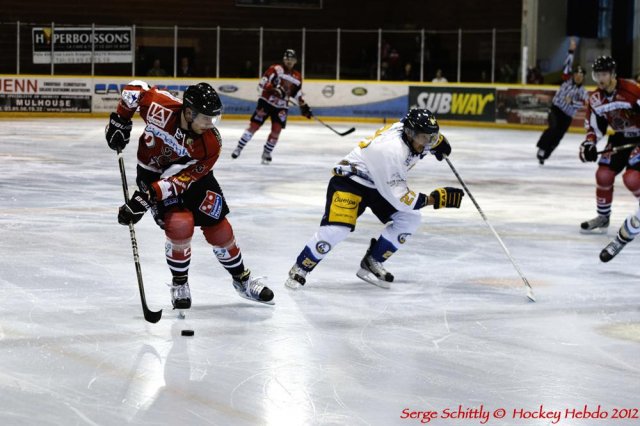 Photo hockey match Mulhouse - Chamonix  le 15/09/2012