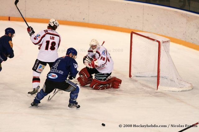 Photo hockey match Mont-Blanc - Briançon  le 01/11/2008