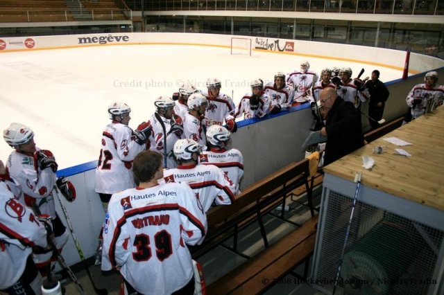 Photo hockey match Mont-Blanc - Briançon  le 01/11/2008