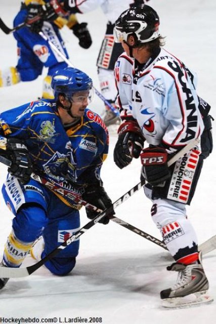 Photo hockey match Villard-de-Lans - Angers  le 01/11/2008