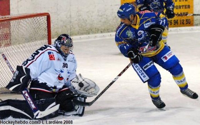 Photo hockey match Villard-de-Lans - Angers  le 01/11/2008