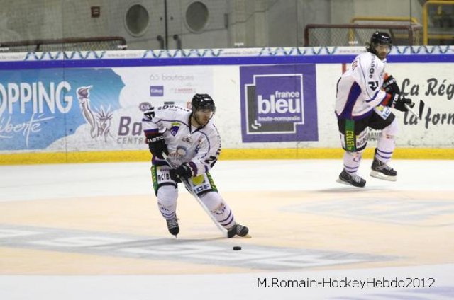Photo hockey match Rouen - Caen  le 18/09/2012