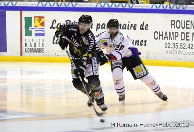 Photo hockey match Rouen - Caen  le 18/09/2012
