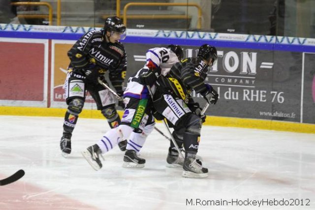 Photo hockey match Rouen - Caen  le 18/09/2012