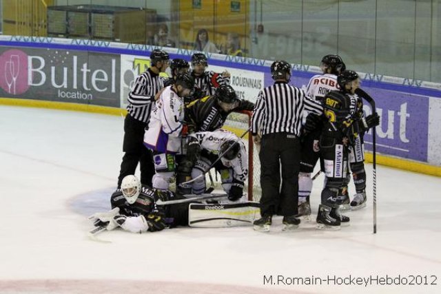 Photo hockey match Rouen - Caen  le 18/09/2012