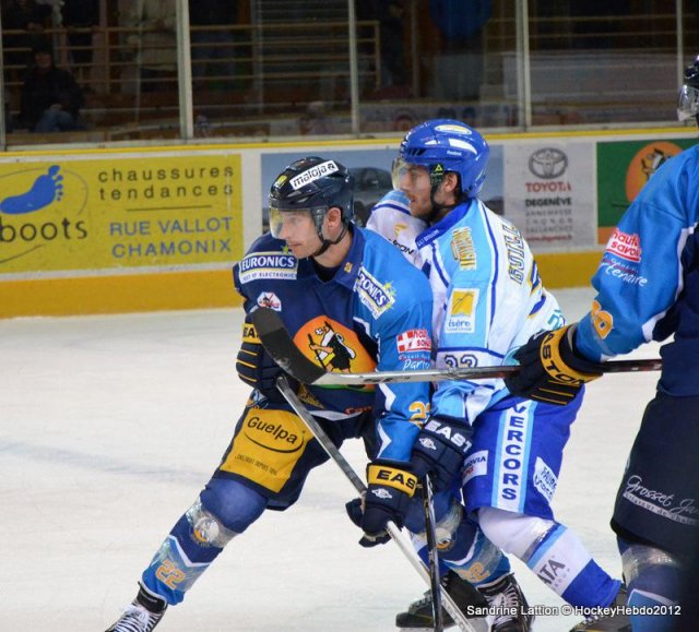 Photo hockey match Chamonix  - Villard-de-Lans le 29/09/2012