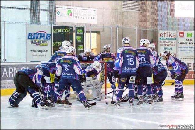 Photo hockey match Epinal  - Briançon  le 06/10/2012