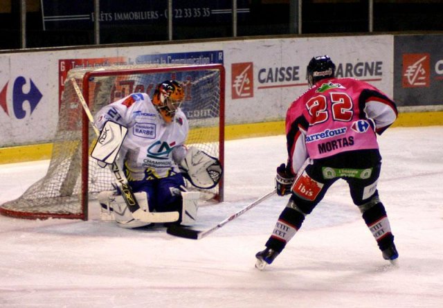 Photo hockey match Amiens  - Dijon  le 01/11/2008