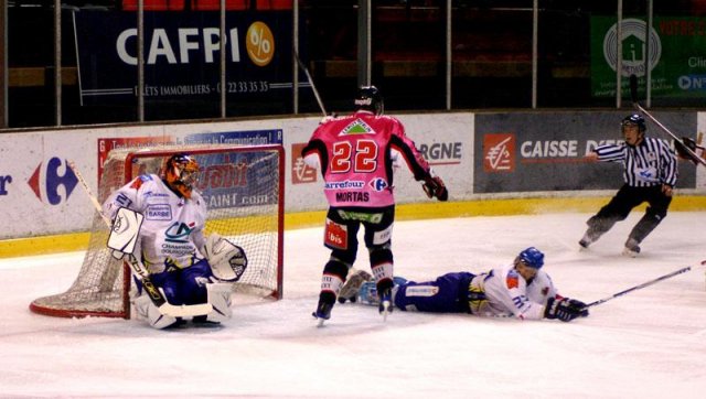Photo hockey match Amiens  - Dijon  le 01/11/2008
