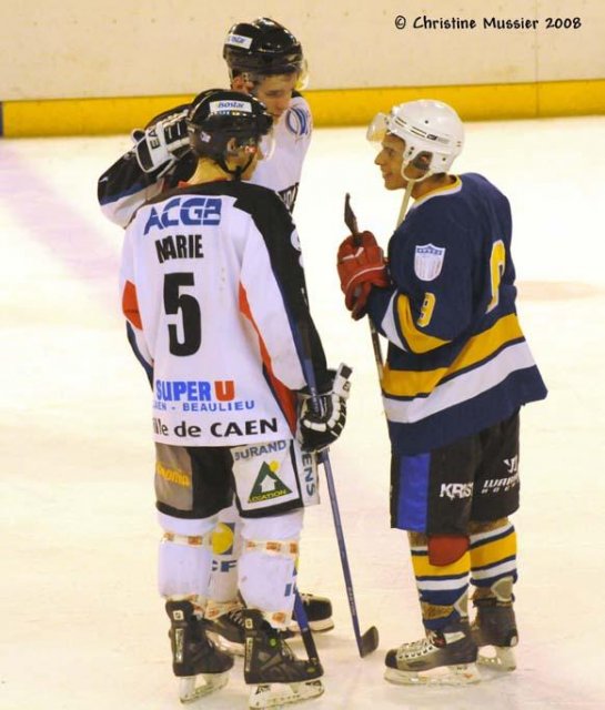 Photo hockey match Garges-lès-Gonesse - Caen  le 01/11/2008