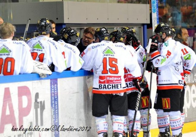 Photo hockey match Grenoble  - Amiens  le 13/10/2012