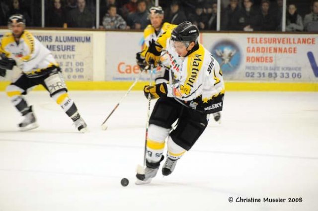Photo hockey match Caen  - Rouen le 04/11/2008