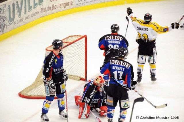 Photo hockey match Caen  - Rouen le 04/11/2008