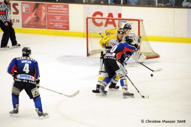 Photo hockey match Caen  - Rouen le 04/11/2008