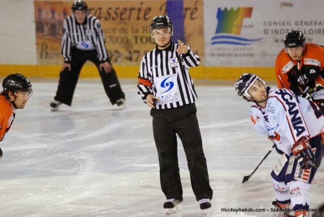 Photo hockey match Tours  - Angers  le 04/11/2008