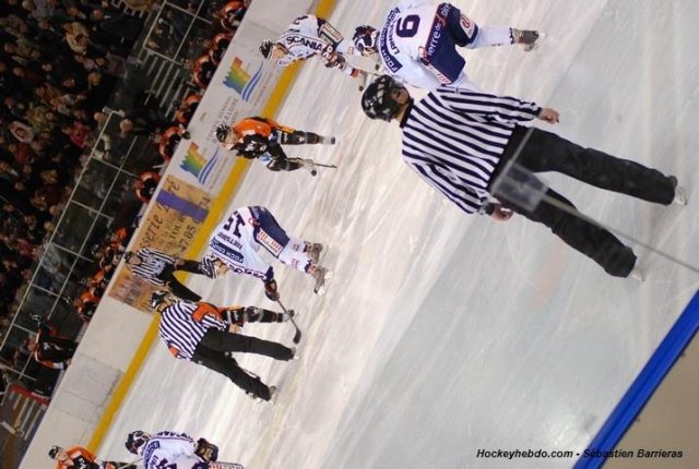 Photo hockey match Tours  - Angers  le 04/11/2008