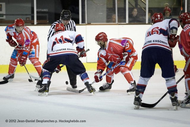 Photo hockey match Valence - Evry  le 13/10/2012