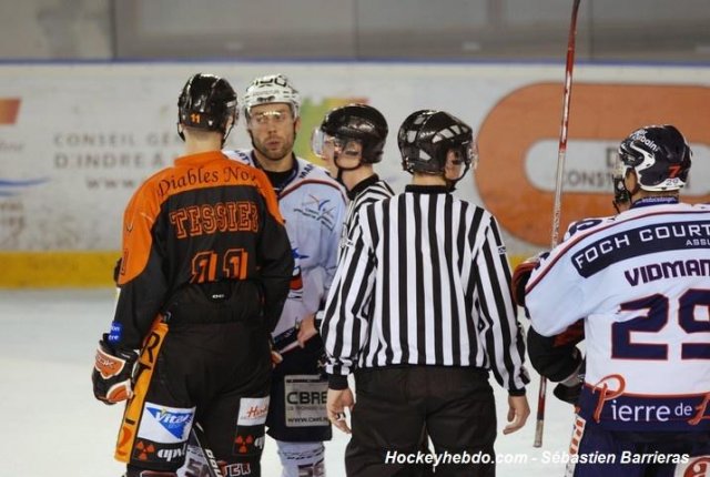 Photo hockey match Tours  - Angers  le 04/11/2008