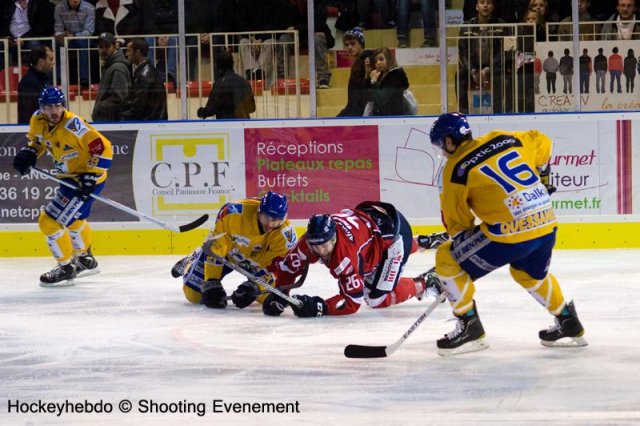 Photo hockey match Angers  - Dijon  le 20/10/2012