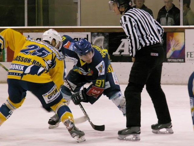 Photo hockey match Dijon  - Chamonix  le 04/11/2008