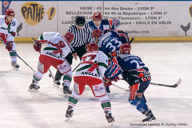 Photo hockey match Lyon - Anglet le 20/10/2012