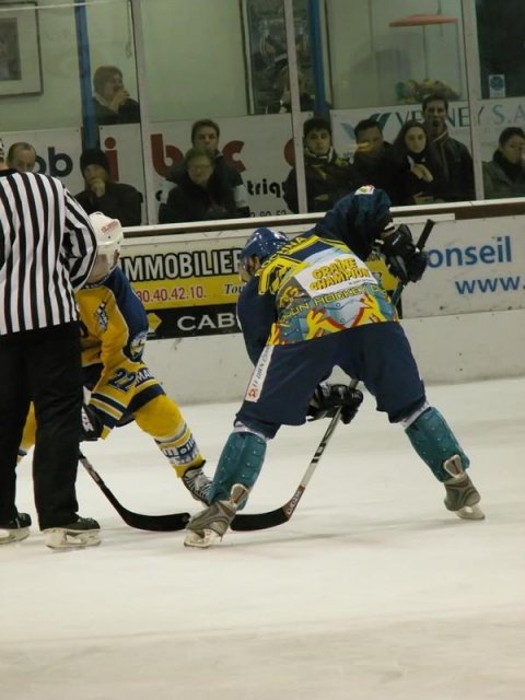 Photo hockey match Dijon  - Chamonix  le 04/11/2008