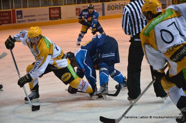 Photo hockey match Chamonix  - Strasbourg  le 20/10/2012