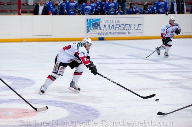 Photo hockey match Marseille - Briançon  le 23/10/2012