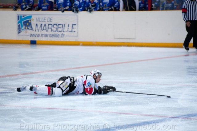 Photo hockey match Marseille - Briançon  le 23/10/2012