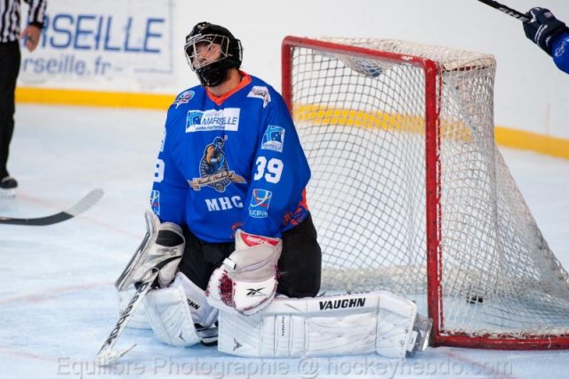 Photo hockey match Marseille - Briançon  le 23/10/2012