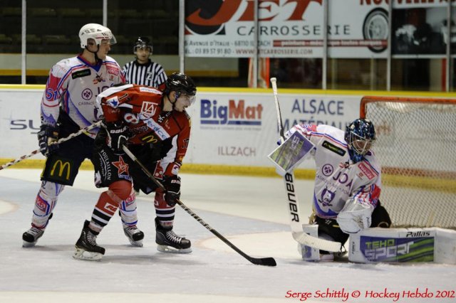 Photo hockey match Mulhouse - Epinal  le 23/10/2012