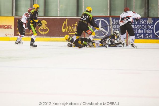 Photo hockey match Strasbourg  - Neuilly/Marne le 23/10/2012