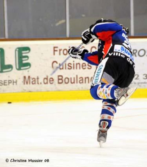 Photo hockey match Caen  - Montpellier  le 08/11/2008