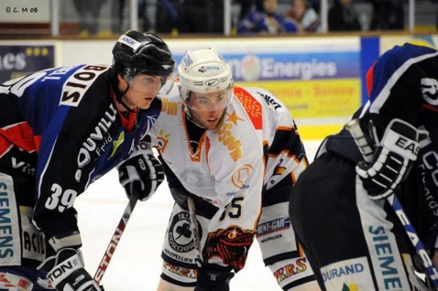 Photo hockey match Caen  - Montpellier  le 08/11/2008
