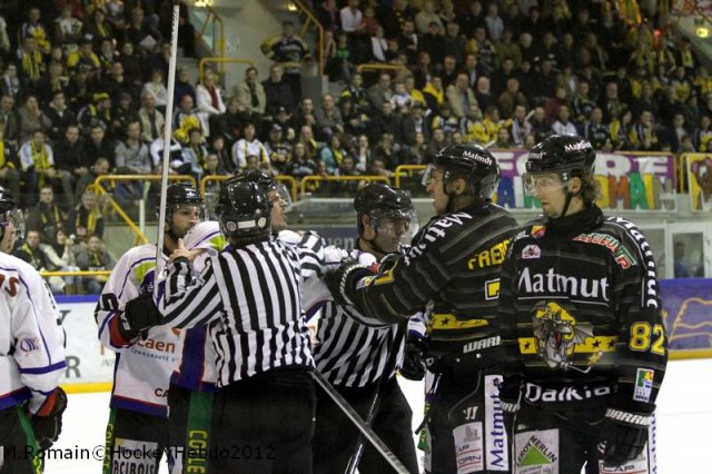 Photo hockey match Rouen - Caen  le 27/10/2012