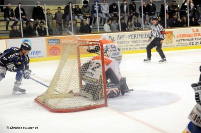 Photo hockey match Caen  - Montpellier  le 08/11/2008