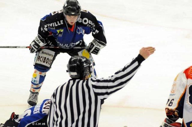 Photo hockey match Caen  - Montpellier  le 08/11/2008