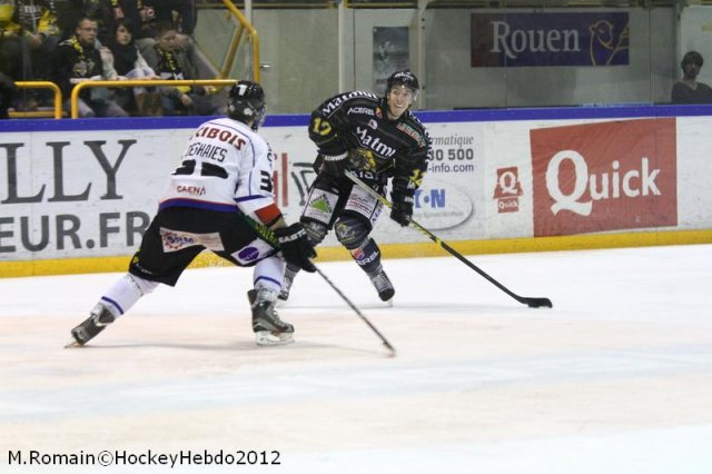 Photo hockey match Rouen - Caen  le 27/10/2012