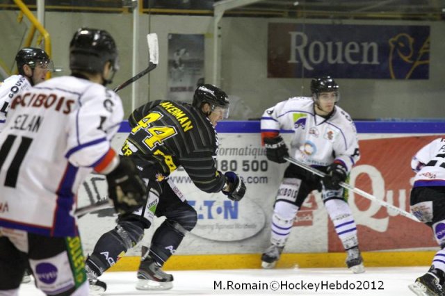 Photo hockey match Rouen - Caen  le 27/10/2012