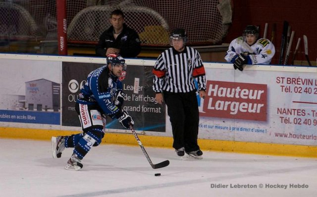 Photo hockey match Nantes - Compiègne le 27/10/2012