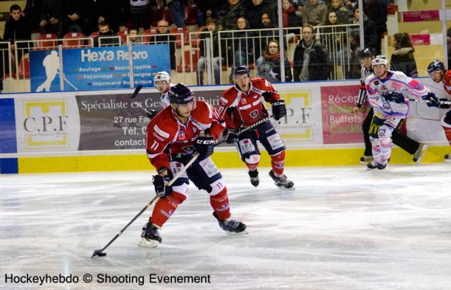 Photo hockey match Angers  - Epinal  le 30/10/2012