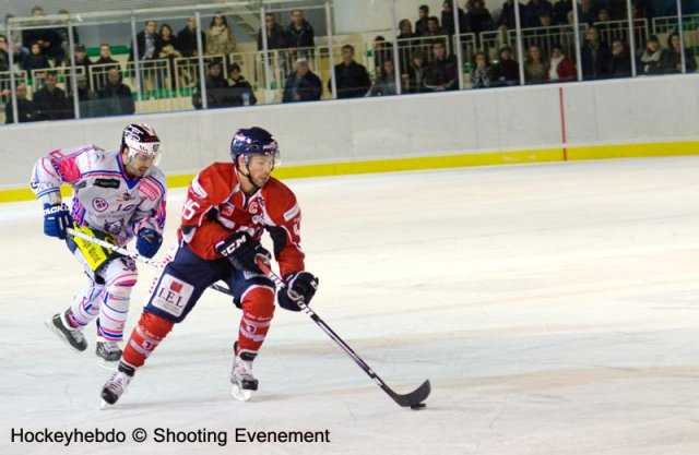 Photo hockey match Angers  - Epinal  le 30/10/2012