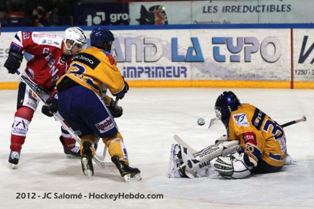 Photo hockey match Grenoble  - Dijon  le 30/10/2012