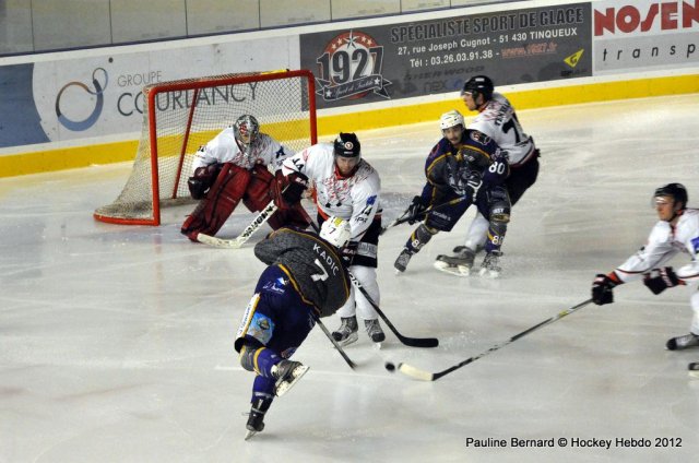 Photo hockey match Reims - Toulouse-Blagnac le 03/11/2012