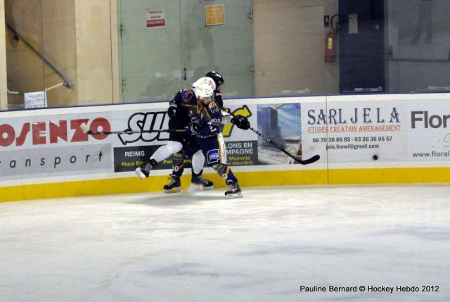 Photo hockey match Reims - Toulouse-Blagnac le 03/11/2012