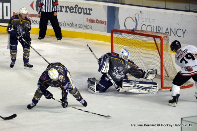 Photo hockey match Reims - Toulouse-Blagnac le 03/11/2012