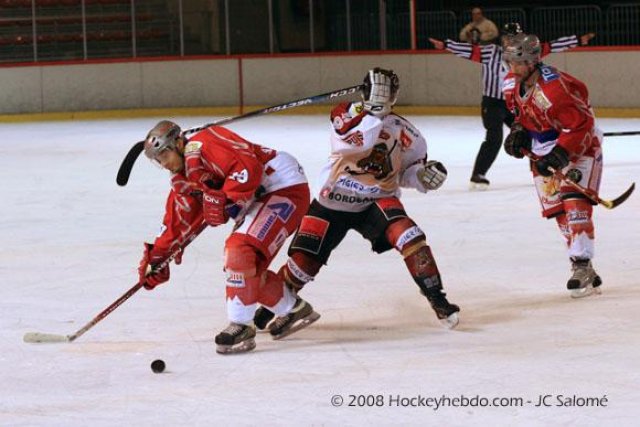 Photo hockey match Annecy - Bordeaux le 08/11/2008