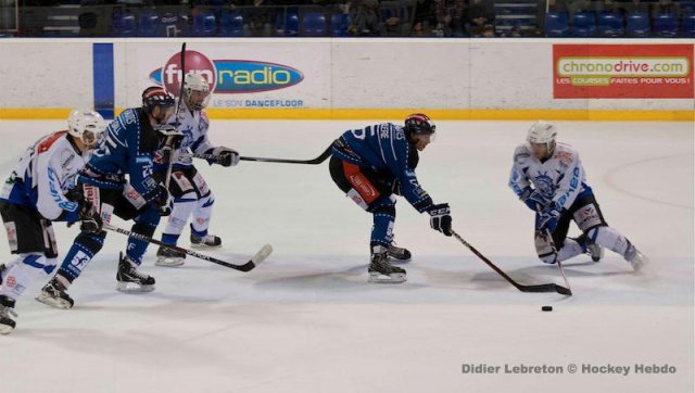 Photo hockey match Nantes - Courchevel-Méribel-Pralognan le 10/11/2012